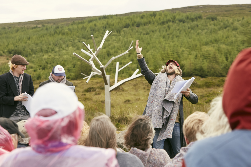 Outdoor performance of Waiting for Godot