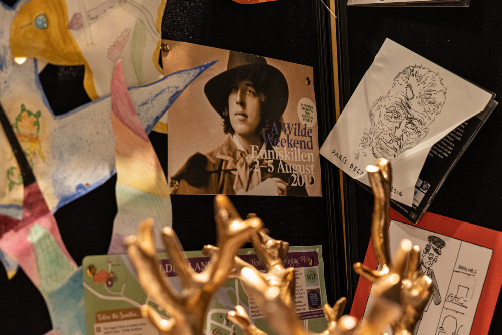 Posters advertising literary events